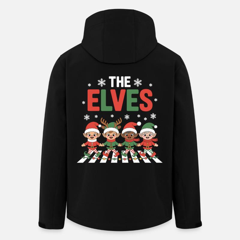 Le spectacle des elfes - Veste softshell homme en polyester recyclé Stanley/Stella - noir