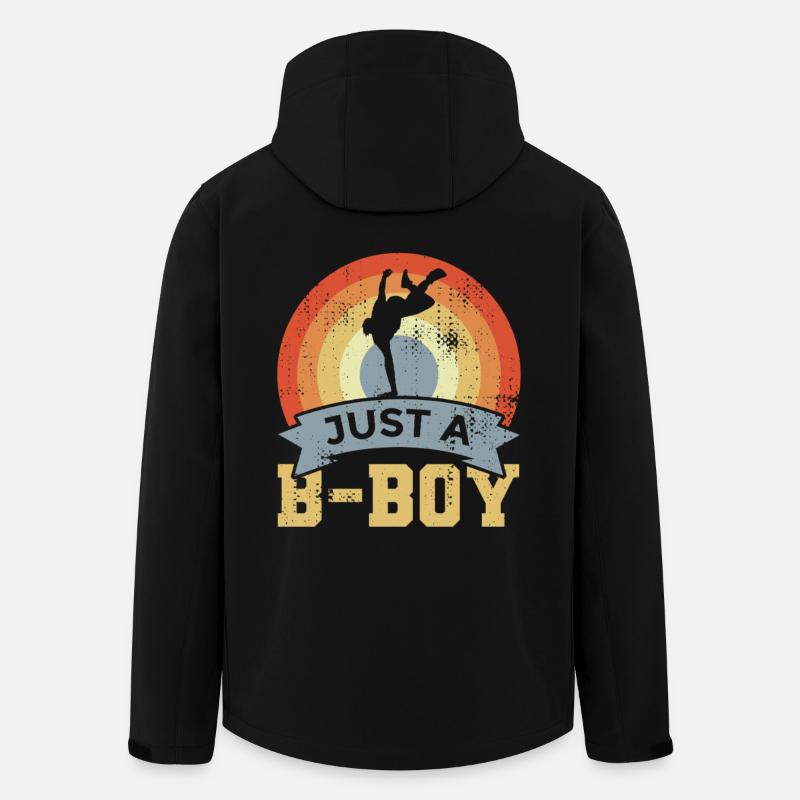 Breakdancer Junge - Recycelte Männer Softshell-Jacke von Stanley/Stella - Schwarz