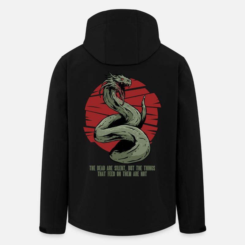 Basilisk Mythological Creatures - Men’s Recycled Softshell Jacket by Stanley/Stella - black