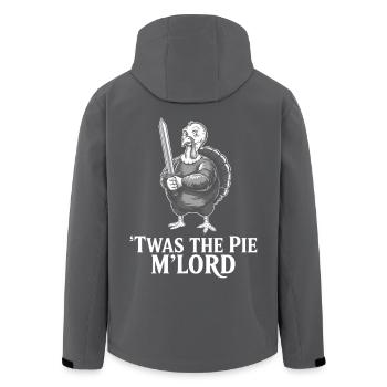 Pie Lord Krieger-Turkey - Recycelte Männer Softshell-Jacke von Stanley/Stella - Schwarz - Hinten - AI Model Male 185 light (185cm)