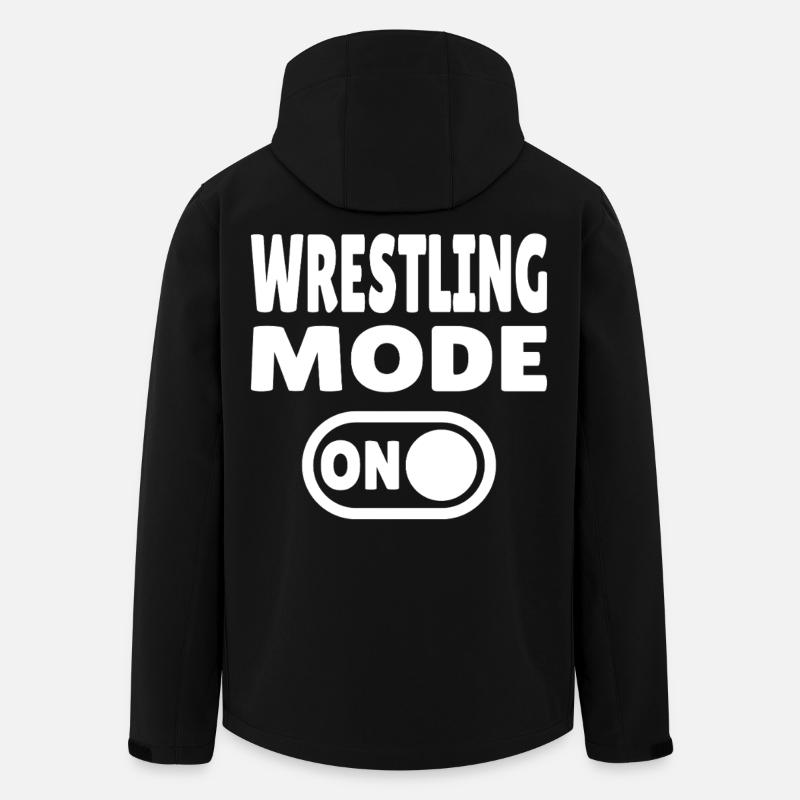 Wrestling Mode ON - Recycelte Männer Softshell-Jacke von Stanley/Stella - Schwarz