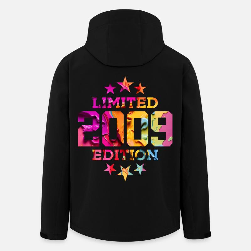 ÉDITION LIMITÉE 2009 17E ANNIVERSAIRE - Veste softshell homme en polyester recyclé Stanley/Stella - noir