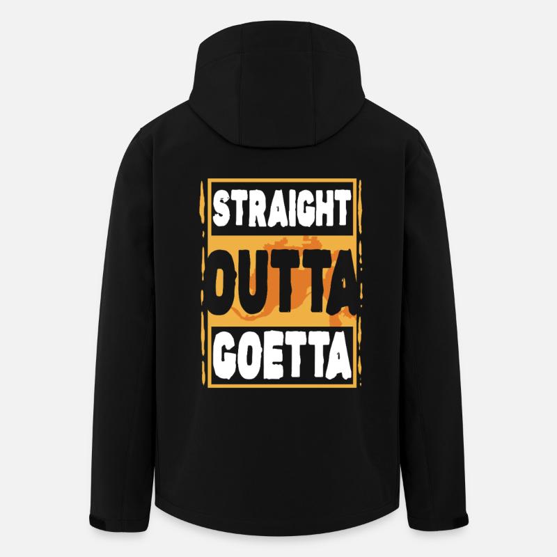 Goetta Wurst - Recycelte Männer Softshell-Jacke von Stanley/Stella - Schwarz