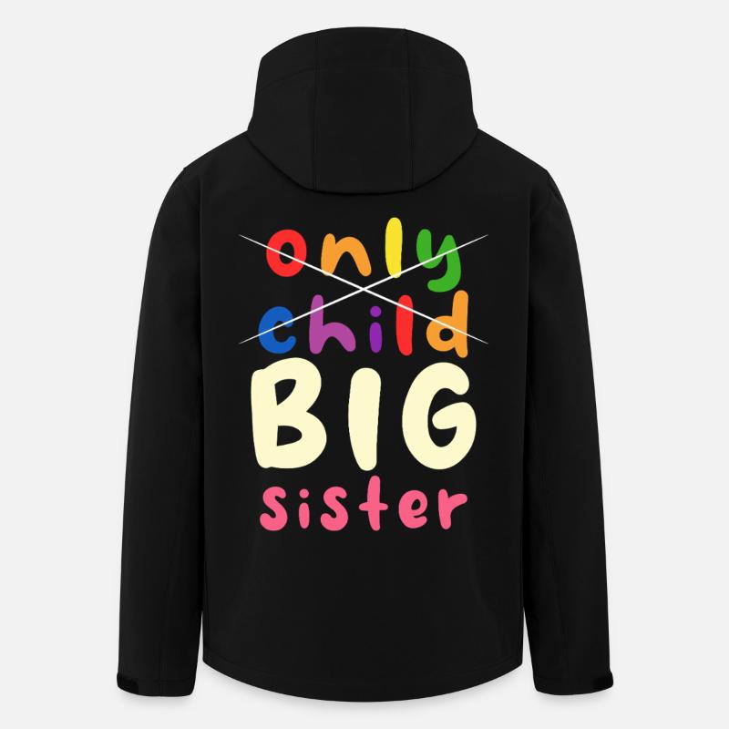 Big Sister Pride Design - Men’s Recycled Softshell Jacket by Stanley/Stella - black