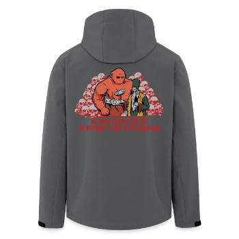 Golem Of Prague Mythological Creatures - Men’s Recycled Softshell Jacket by Stanley/Stella - black - Back - AI Model Male 185 light (185cm)