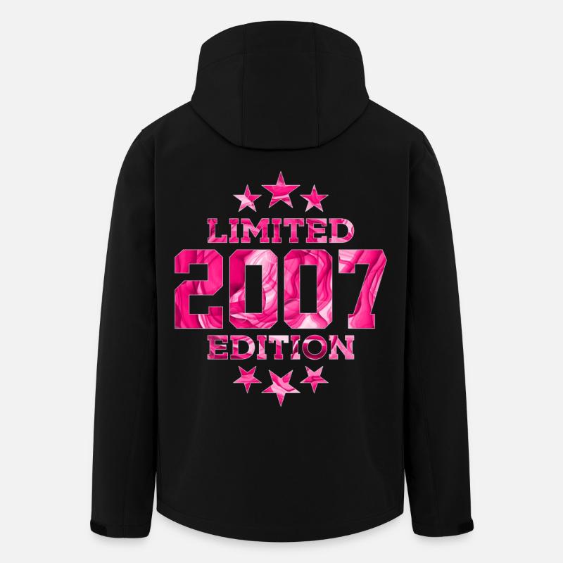 ÉDITION LIMITÉE 2007 19E ANNIVERSAIRE - Veste softshell homme en polyester recyclé Stanley/Stella - noir