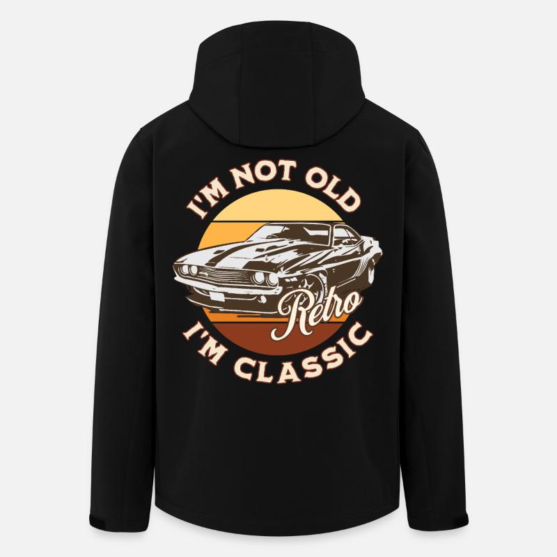 I'm not old I'm classic - Recycelte Männer Softshell-Jacke von Stanley/Stella - Schwarz