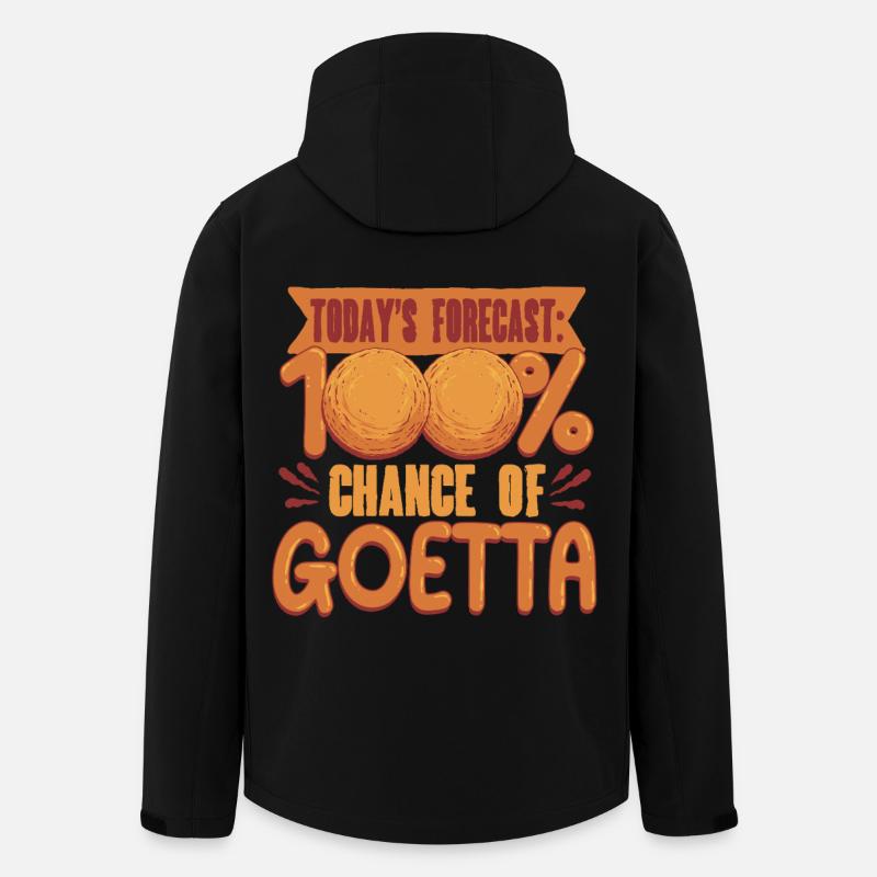 Goetta Wurst 100% Chance Of Goetta - Men’s Recycled Softshell Jacket by Stanley/Stella - black