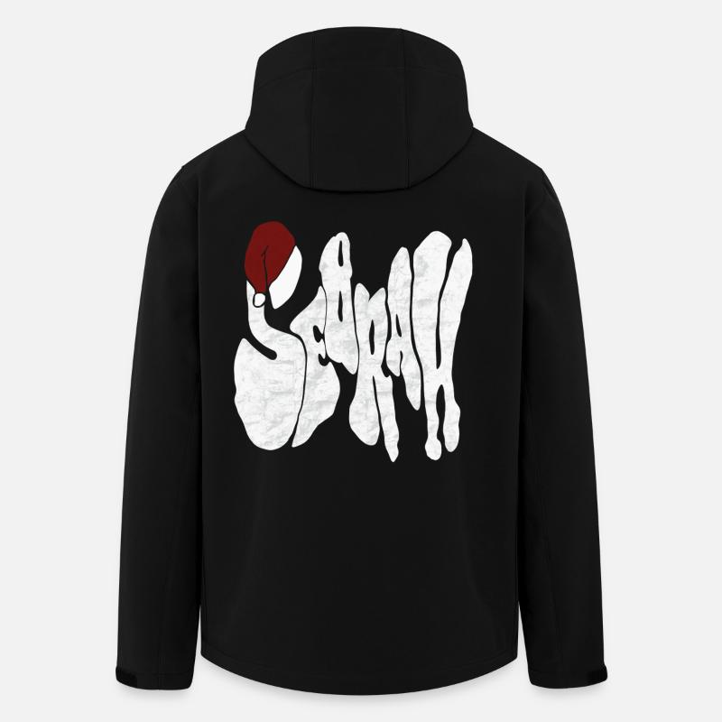 Savage „SEBRAH“ Graffiti Schrift Marmor - Recycelte Männer Softshell-Jacke von Stanley/Stella - Schwarz