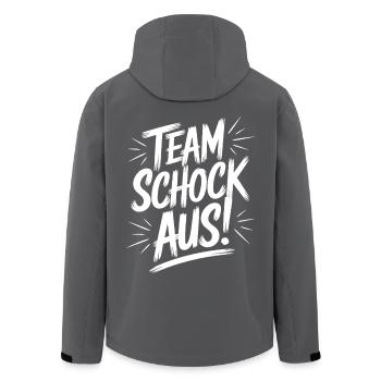 Team Schock Out! Dice Puzzle Jule Schocken - Men’s Recycled Softshell Jacket by Stanley/Stella - black - Back - AI Model Male 185 light (185cm)
