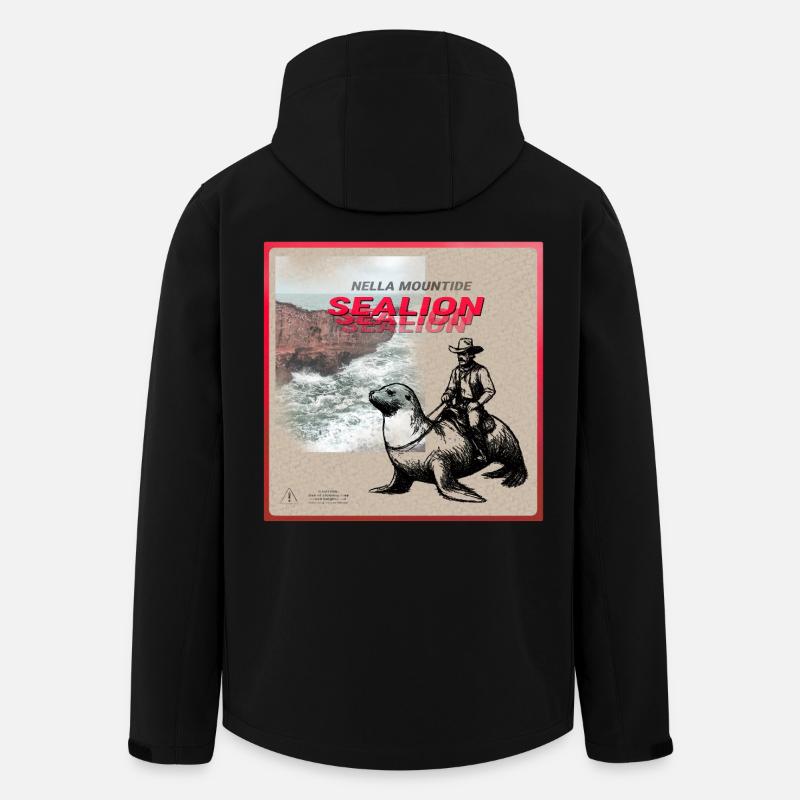 SEALION Rider - Recycelte Männer Softshell-Jacke von Stanley/Stella - Schwarz