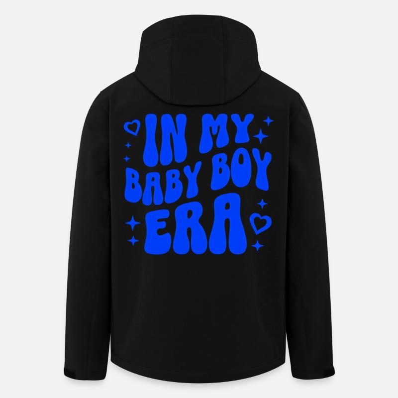 Baby Boy Geschenk Geburt Babyparty Mutter Sohn - Recycelte Männer Softshell-Jacke von Stanley/Stella - Schwarz