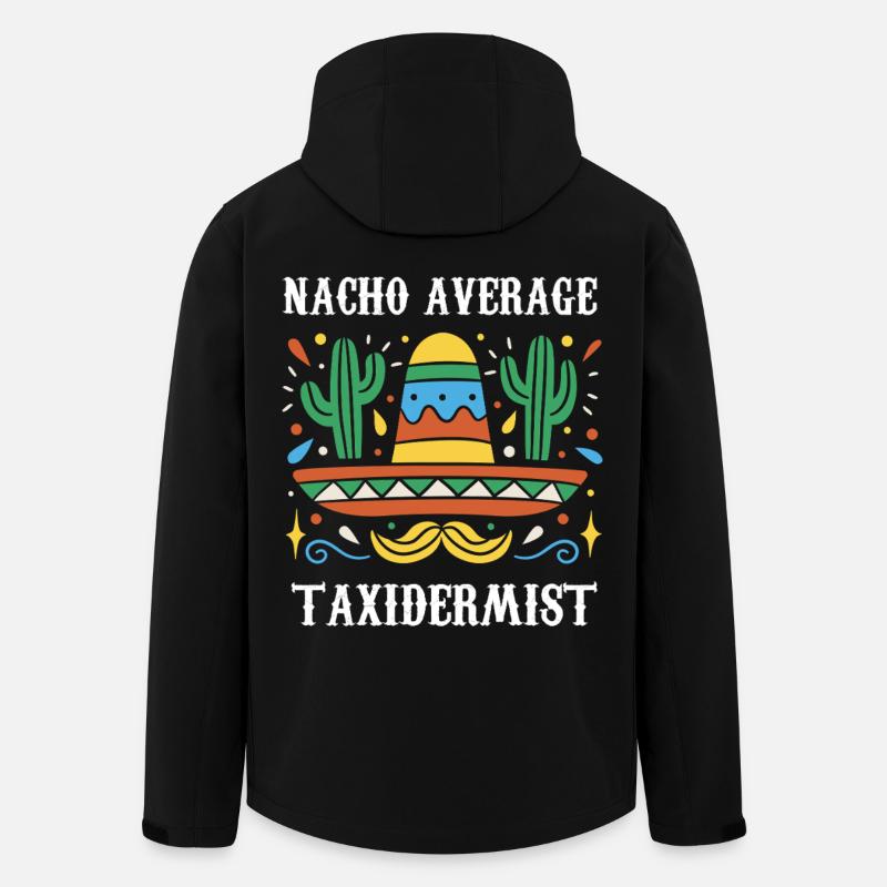 Nacho Average Taxidermist - Recycelte Männer Softshell-Jacke von Stanley/Stella - Schwarz