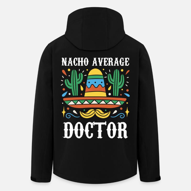 Nacho Average Doctor - Recycelte Männer Softshell-Jacke von Stanley/Stella - Schwarz