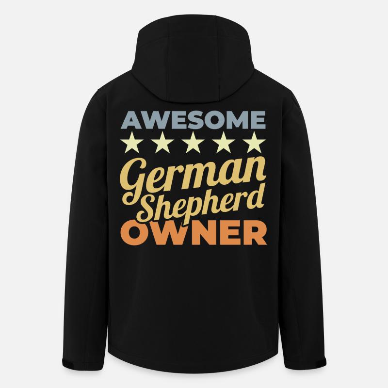 Great German Shepherd Owner - Men’s Recycled Softshell Jacket by Stanley/Stella - black