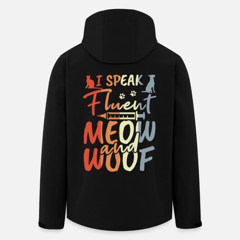 Tierarzt Witz - Recycelte Männer Softshell-Jacke von Stanley/Stella - Schwarz