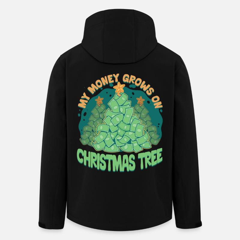 Producteurs d'arbres de Noël - Veste softshell homme en polyester recyclé Stanley/Stella - noir