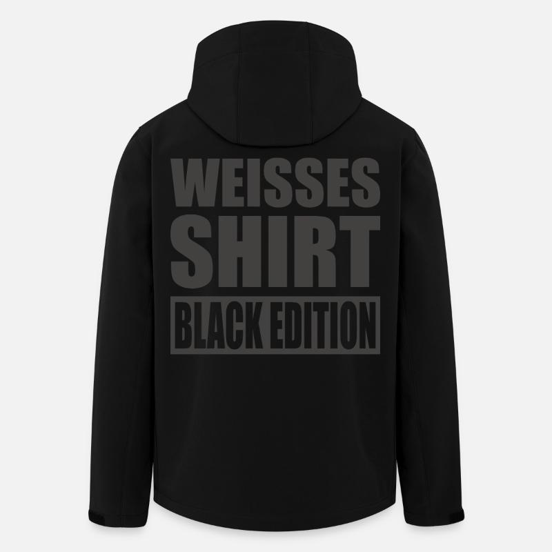 Chemise Blanche Édition Noire - Veste softshell homme en polyester recyclé Stanley/Stella - noir