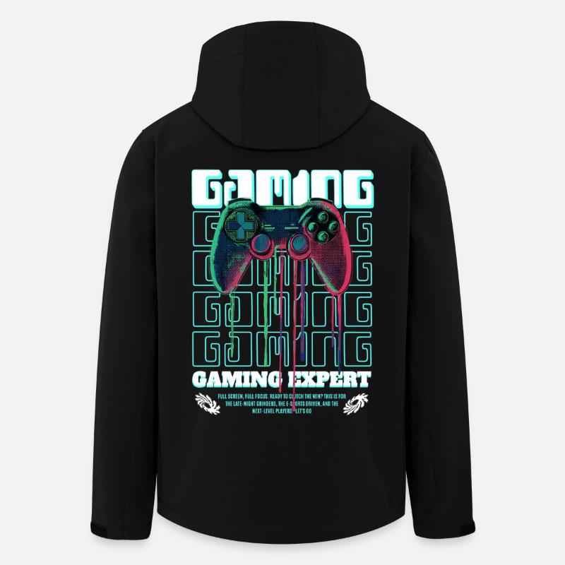 Gaming Expert Controller - Men’s Recycled Softshell Jacket by Stanley/Stella - black