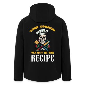 Votre avis n’était pas dans la recette - Veste softshell homme en polyester recyclé Stanley/Stella - noir - Dos - AI Model Male 185 light (185cm)