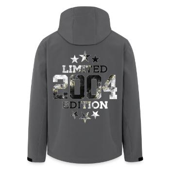 ÉDITION LIMITÉE 2004 22E ANNIVERSAIRE - Veste softshell homme en polyester recyclé Stanley/Stella - noir - Dos - AI Model Male 185 light (185cm)