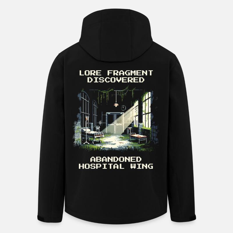 Lore gefunden: Verlassener Klinikflügel | Urban  - Recycelte Männer Softshell-Jacke von Stanley/Stella - Schwarz