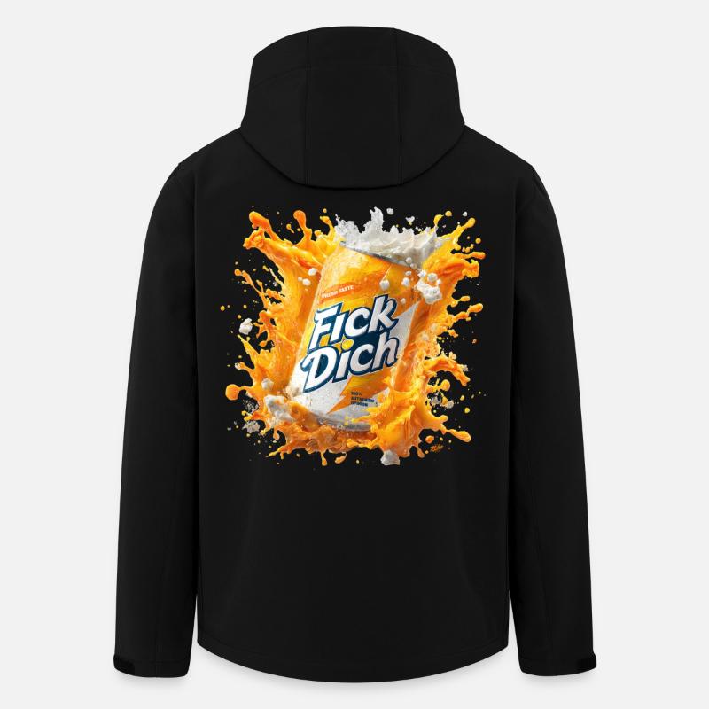 Provocative Slogan Box - Men’s Recycled Softshell Jacket by Stanley/Stella - black