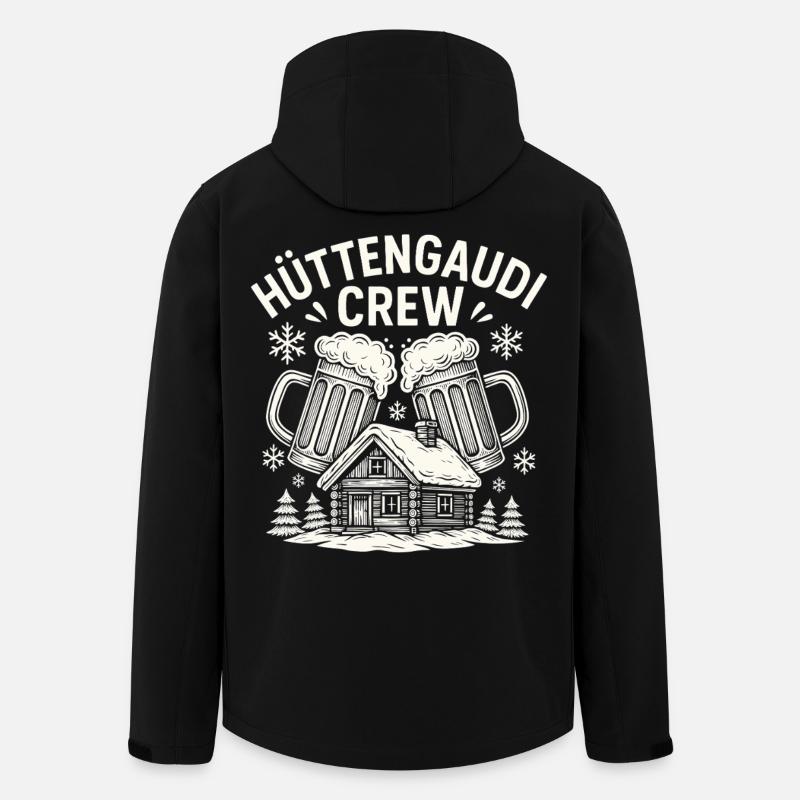 Hut fun crew - Men’s Recycled Softshell Jacket by Stanley/Stella - black