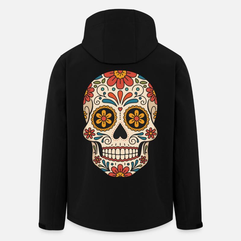 Cinco De Mayo Schädelsymbol Feier - Recycelte Männer Softshell-Jacke von Stanley/Stella - Schwarz
