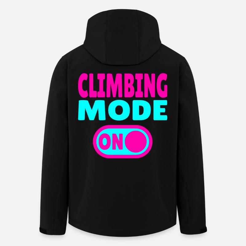 Mode d’escalade activé – Style Boulder & Kletter - Veste softshell homme en polyester recyclé Stanley/Stella - noir