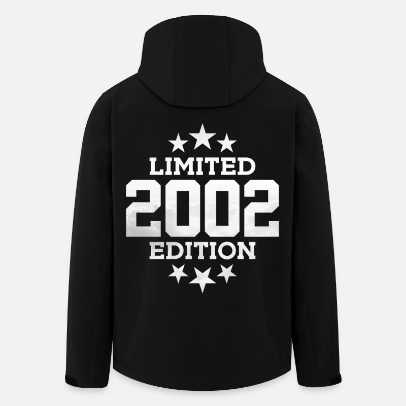 LIMITED EDITION 2002 24TH BIRTHDAY - Men’s Recycled Softshell Jacket by Stanley/Stella - black