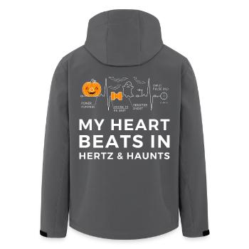 Lustige Wissenschaft und Technik Halloween TShirt - Recycelte Männer Softshell-Jacke von Stanley/Stella - Schwarz - Hinten - AI Model Male 185 light (185cm)