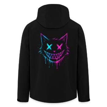 Éclaboussure de chat - Veste softshell homme en polyester recyclé Stanley/Stella - noir - Dos - AI Model Male 185 light (185cm)