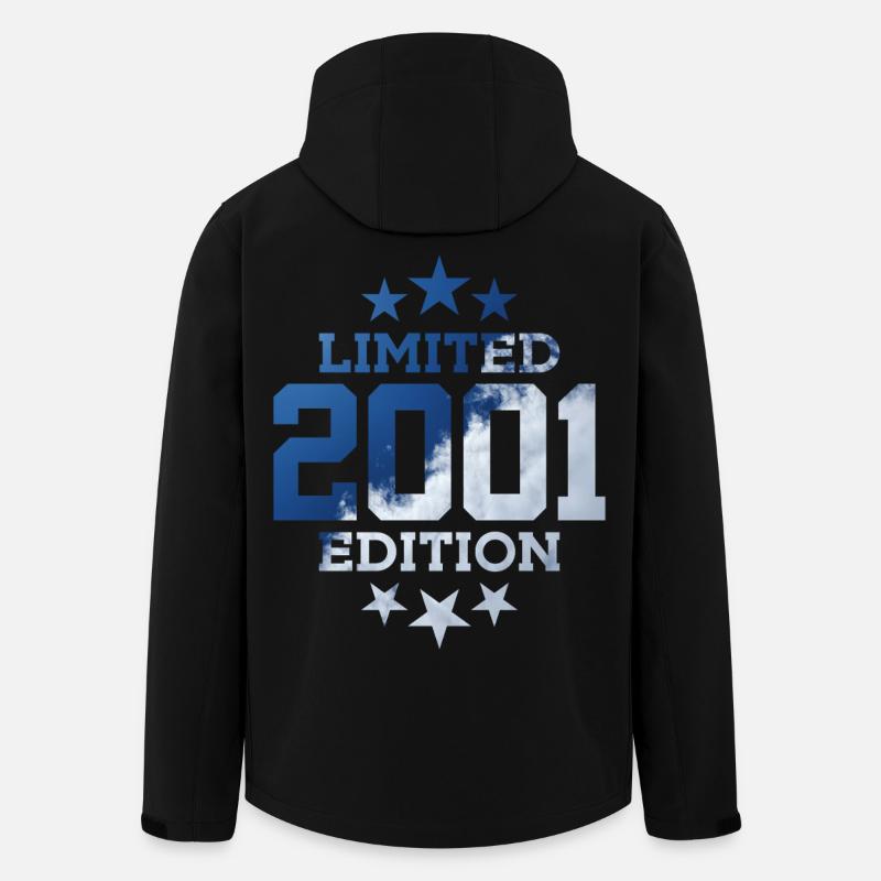 ÉDITION LIMITÉE 2001 25E ANNIVERSAIRE - Veste softshell homme en polyester recyclé Stanley/Stella - noir