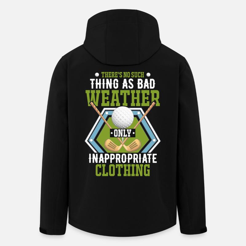 Golf - Recycelte Männer Softshell-Jacke von Stanley/Stella - Schwarz