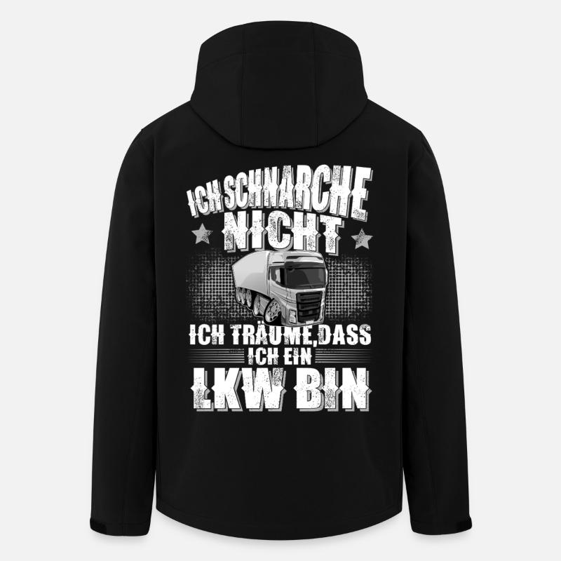 Lkw Fahrer - Recycelte Männer Softshell-Jacke von Stanley/Stella - Schwarz
