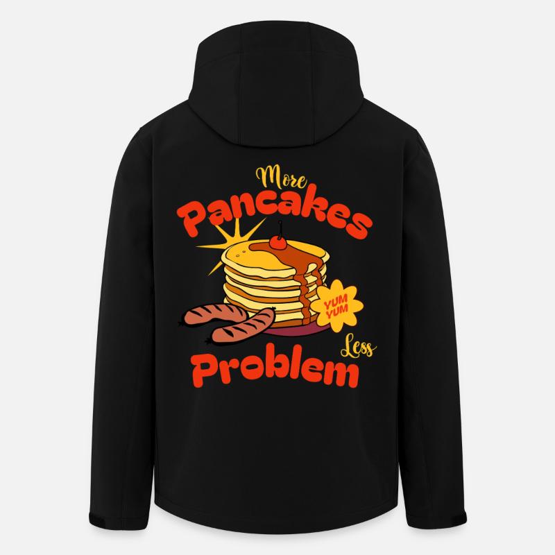 Frische Waffeln Lustiges Geschenk - Recycelte Männer Softshell-Jacke von Stanley/Stella - Schwarz