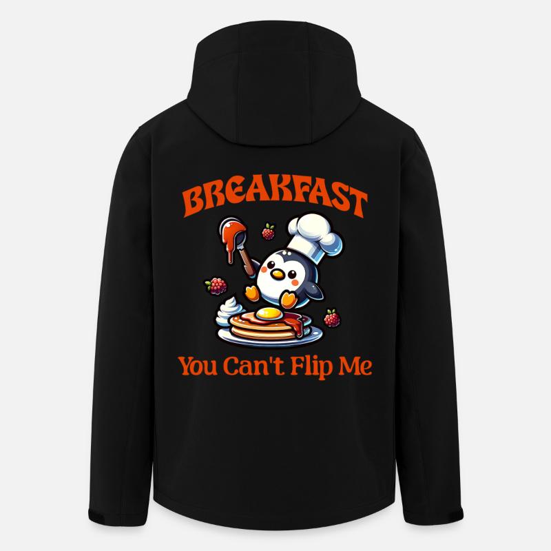 Waffle Delight Cadeau de gaufres belges - Veste softshell homme en polyester recyclé Stanley/Stella - noir