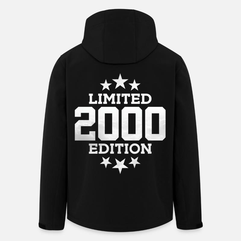 LIMITED EDITION 2000 26TH BIRTHDAY - Men’s Recycled Softshell Jacket by Stanley/Stella - black