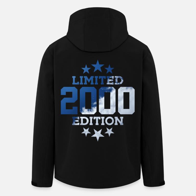 LIMITED EDITION 2000 26TH BIRTHDAY - Men’s Recycled Softshell Jacket by Stanley/Stella - black