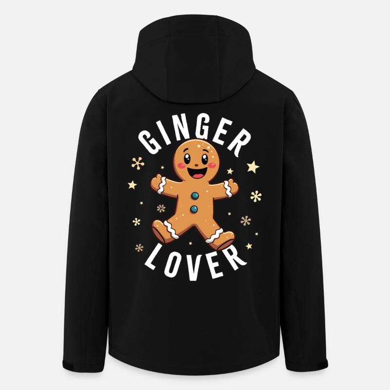 Ginger Lover - Men’s Recycled Softshell Jacket by Stanley/Stella - black