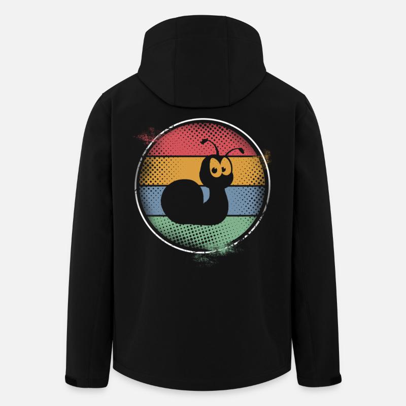 snail - Men’s Recycled Softshell Jacket by Stanley/Stella - black