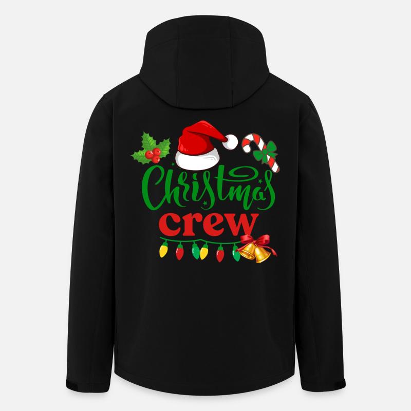 Weihnachts-Crew - Recycelte Männer Softshell-Jacke von Stanley/Stella - Schwarz