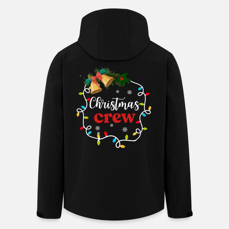 Weihnachts-Crew - Recycelte Männer Softshell-Jacke von Stanley/Stella - Schwarz