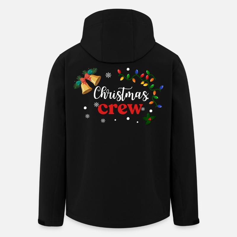 Weihnachts-Crew - Recycelte Männer Softshell-Jacke von Stanley/Stella - Schwarz