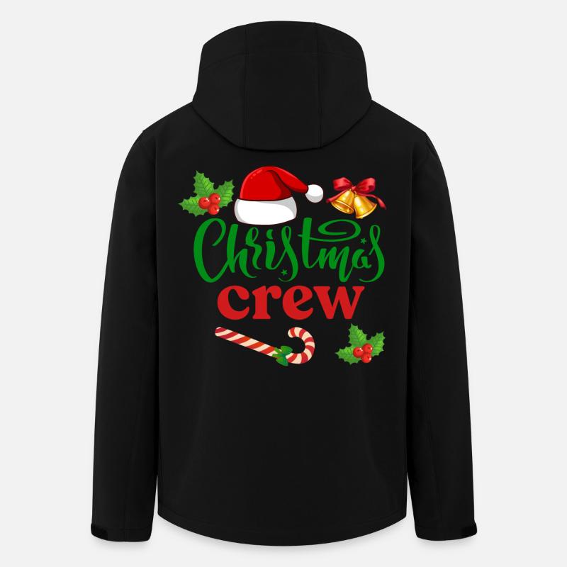 Weihnachts-Crew - Recycelte Männer Softshell-Jacke von Stanley/Stella - Schwarz