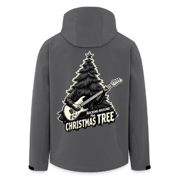 Rocking around the Christmas Tree - Men’s Recycled Softshell Jacket by Stanley/Stella - anthracite - Back - AI Model Male 185 light (185cm)