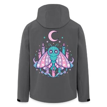Papillon De Nuit Gothique Kawaii Pastel - Veste softshell homme en polyester recyclé Stanley/Stella - noir - Dos - AI Model Male 185 light (185cm)