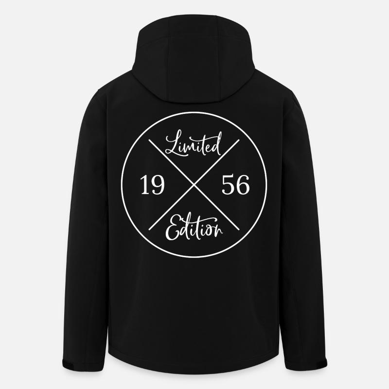 Limited edition 1956 - Geschenk 70. Geburtstag - Recycelte Männer Softshell-Jacke von Stanley/Stella - Schwarz
