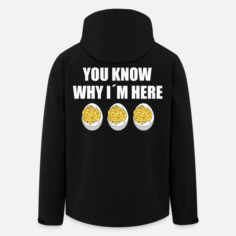 stuffed eggs - Men’s Recycled Softshell Jacket by Stanley/Stella - black